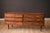 Mid Century Modern double lowboy dresser by Odense Møbelfabrik, Denmark circa 1960's. Features stunning natural rosewood...