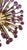1980s Italian Sputnik Chandelier With Purple Murano Glass For Sale In Los Angeles - Image 6 of 8