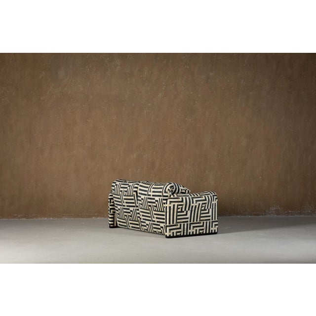 Vintage Maralunga Two-Seater Sofa in Myth Velvet by Vico Magistretti for Cassina, 1970 For Sale - Image 4 of 12
