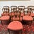 Traditional Empire Style Walnut Wood Sheaf of Wheat Dining Chairs, Set of Eight For Sale - Image 3 of 12