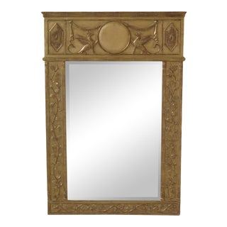 Italian Neoclassical Gold Gilt Mirror With Gargoyle For Sale