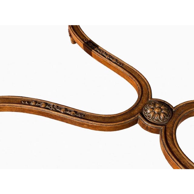 Louis XV Style Walnut Coffee Table For Sale - Image 6 of 9