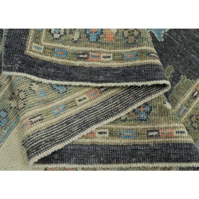 Textile Turkish Oushak Rug 9'3" x 12'3" #17183 For Sale - Image 7 of 8