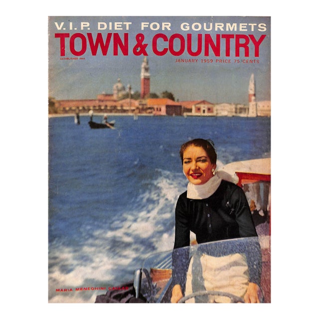 Town & Country v.i.p. Diet for Gourmets January 1959 For Sale