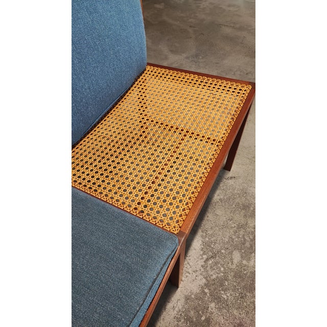 Vintage Scandinavian Two-Seater Bench by Søren Horn, 1960 For Sale - Image 10 of 11