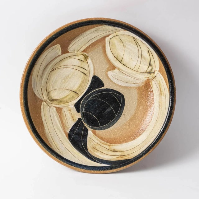 Beige Danish Ceramic Bowl by Noomi Backhausen for Soholm Stentoj, 1970s For Sale - Image 8 of 8