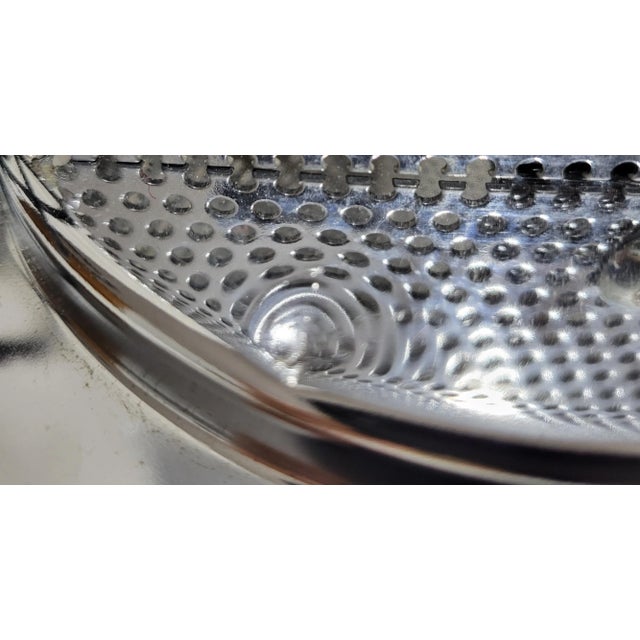 1980s Postmodern Pierced Metal Skyscraper Table Lamp For Sale - Image 9 of 11