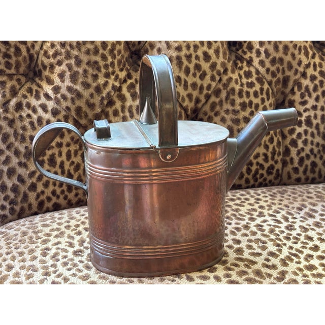 Brass 19th Century Victorian Brass Watering Can For Sale - Image 8 of 12