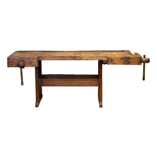 19th C. Carpenter's Workbench c.1880-1900 For Sale