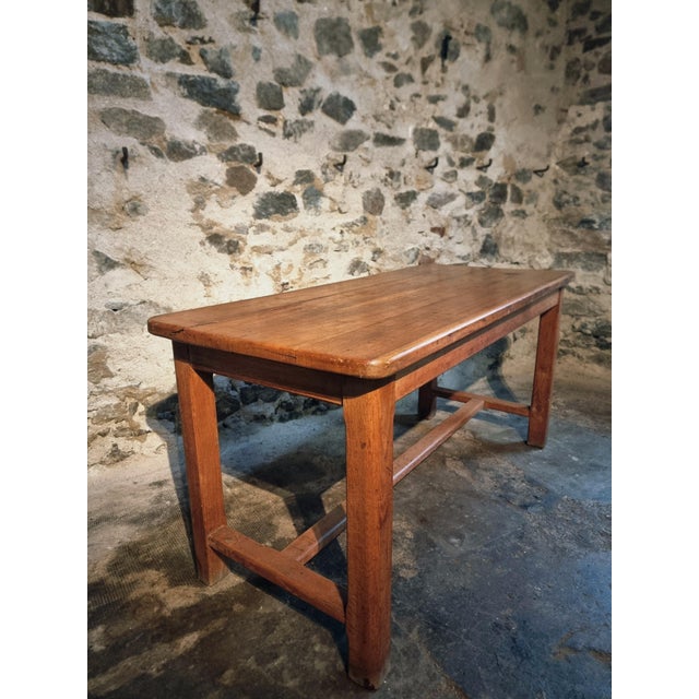 French Oak Table, 1960s For Sale - Image 15 of 18