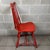 Modern Modernist Red Lacquered Wooden Chair from Pizzetti Roma, 1970s For Sale - Image 3 of 16