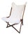 Folding Armchair Tripolina Model in Wood, Iron and Fabric for Citterio, 1970s For Sale