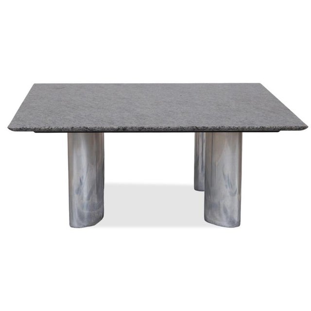 Granite 1226 Coffee Table in Stainless Steel from Draenert For Sale - Image 9 of 10