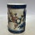 This exquisite ceramic vessel, traditionally used as a brush pot or scholar's desk accessory, features beautiful high-...