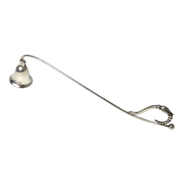 Vintage Hinged Bell Sterling Silver Candle Snuffer Chairish