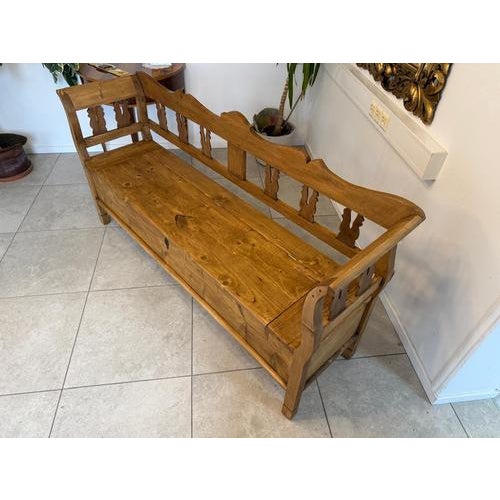 Provincial Biedermeier Chest with Storage For Sale - Image 9 of 14