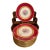 Rosenthal Bavaria #5554 Red and Gold Dinner Plates 11" - Set of 12 ca.1939 For Sale