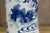 Chinese Blue and White Porcelain Sleeve Vase with Warriors and Military Procession For Sale - Image 17 of 18