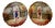 Antique Decorative Dishes in Limoges, 1890s, Set of 2 For Sale
