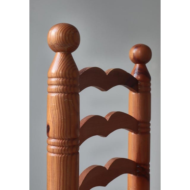 Vintage Swedish Dining Chairs in Seagrass and Pinewood, 1970s, Set of 6 For Sale - Image 14 of 18