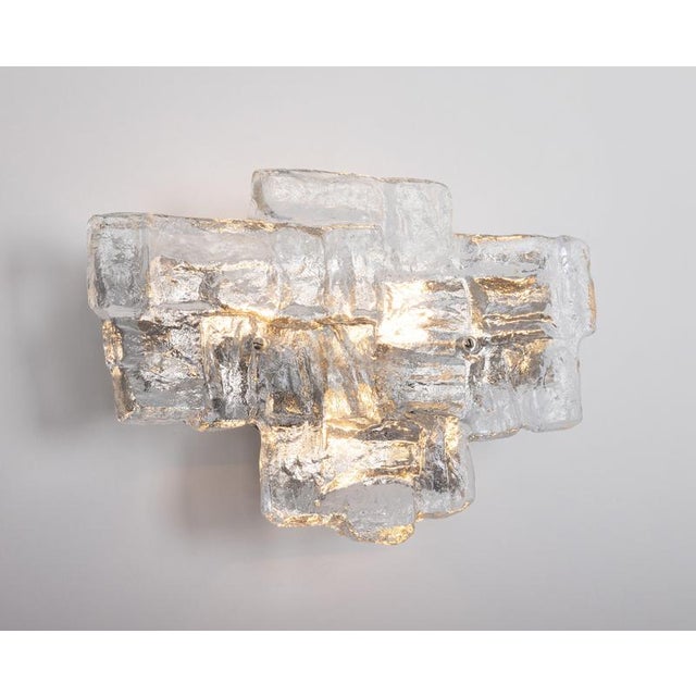 1960s Large Vintage Murano Wall Light from Kalmar, Austria, 1960s For Sale - Image 5 of 13