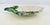 Vintage Italian Majolica Style Ceramic Violet Flower and Leaf Dish For Sale - Image 9 of 11