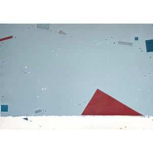 1989 “7a” Etching and Chiné Collé on Handmade Paper by Jody Williams