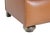 Animal Skin Vintage Italian Light Brown Leather Armchair, Mid-20th Century For Sale - Image 7 of 8
