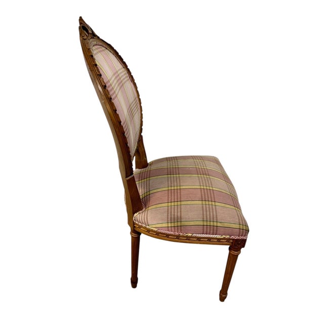 1950s Vintage French Louie XVI Style Dining Chairs - Set of 6 For Sale - Image 5 of 6