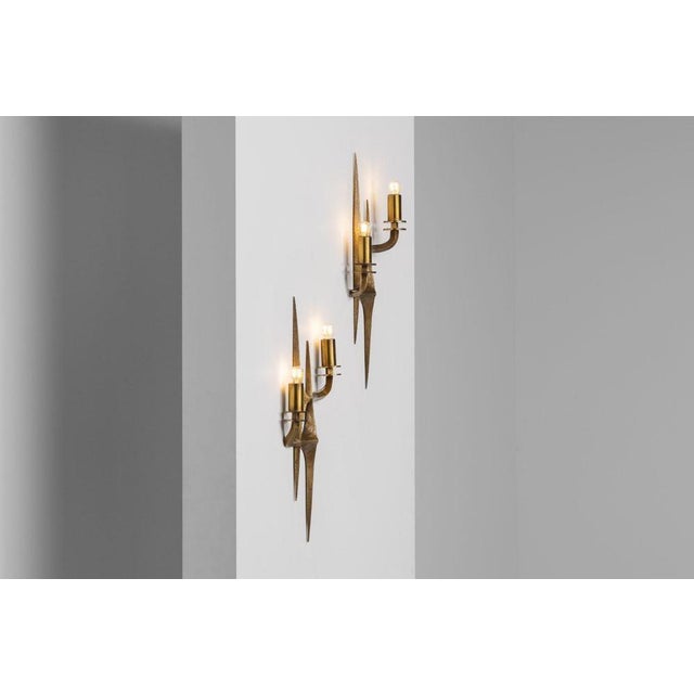 Sconces by Angelo Brotto for Esperia, Italy, 1970s, Set of 2 For Sale - Image 10 of 17