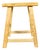 Vintage Rustic Stool in Elm For Sale