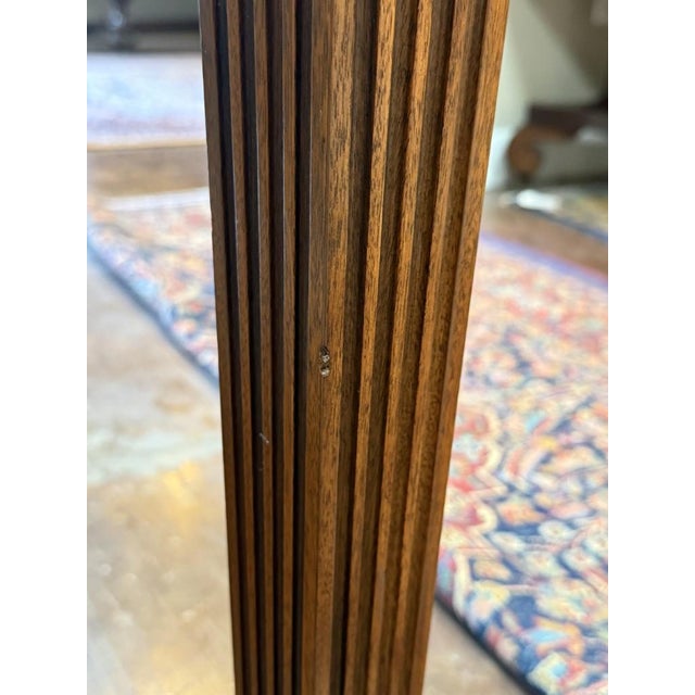 Vintage Henkel Harris Flamed Mahogany Adams Style Console Table Model No. 5758 For Sale - Image 16 of 17