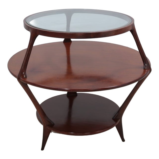 Round Side Table attributed to Pierluigi Giordani, 1950s For Sale