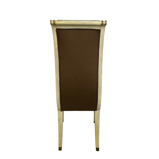 Wood Mid-20th Century Directoire-Style Dining Chairs, Set of 6 For Sale - Image 7 of 16