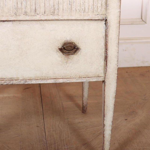Dutch Painted Bedside Cabinet For Sale - Image 4 of 8
