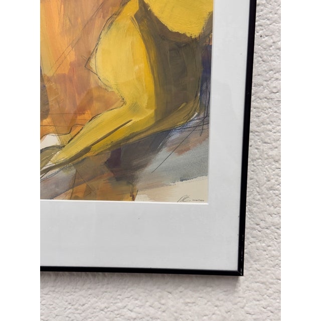 Artist Signed "Roots" Acrylic Painting Framed, Circa 2003 For Sale - Image 4 of 12