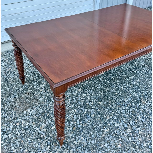 Ethan Allen Ethan Allen British Classics Extension Dining Table For Sale - Image 4 of 10