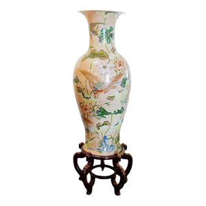 Large Mid 20th Century Chinese Porcelain Floor Vase