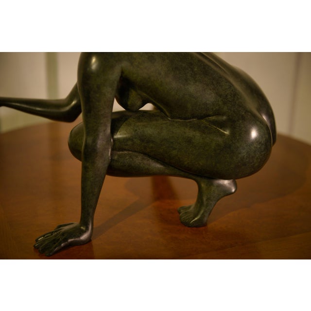 2000 - 2009 Bronze Sculpture of a Woman by Norbert Treca, 2000s For Sale - Image 5 of 13