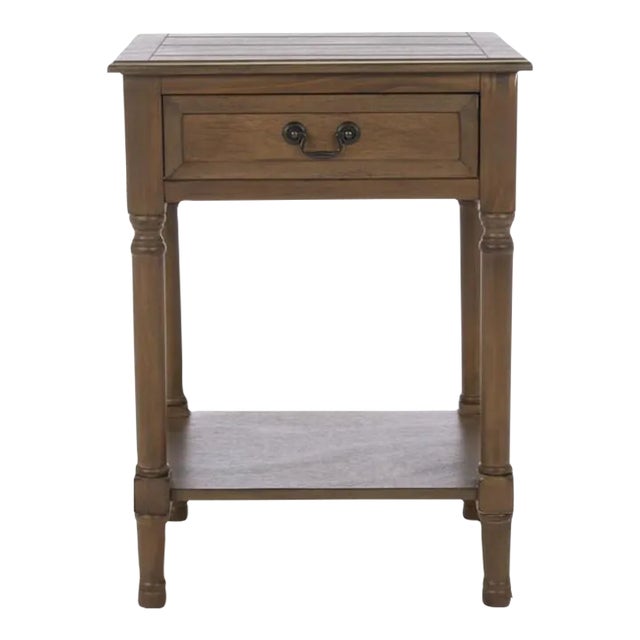 Whitney 1 Drawer Accent Table - Brown For Sale