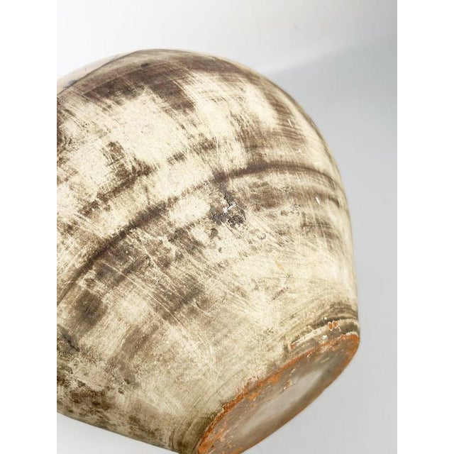 Brown Vintage French Glazed Pottery Jar, 1960s For Sale - Image 8 of 12