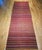 Vintage Moroccan Tribal Kilim, Handwoven Wool, Multicolor Stripe Pattern, 6’ X 15’ For Sale - Image 4 of 12
