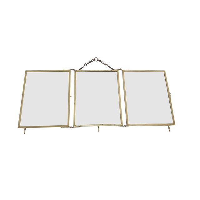 Triptic Folding Mirror, France, 1920s For Sale