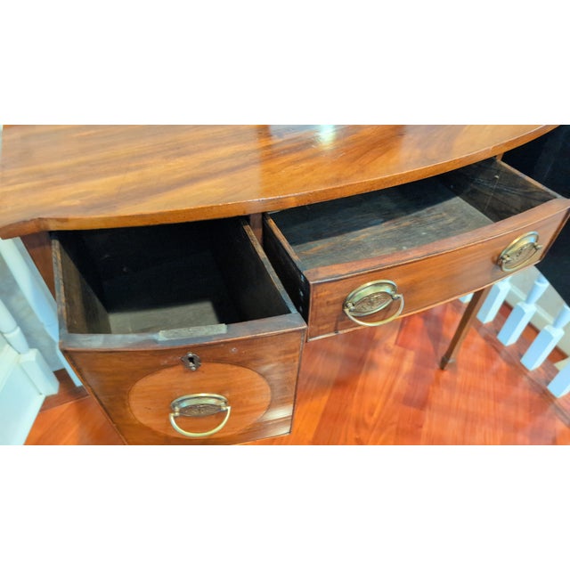 Late 19th Century English Inlaid Mahogany Hepplewhite Sideboard, Circa 1880 For Sale - Image 5 of 8