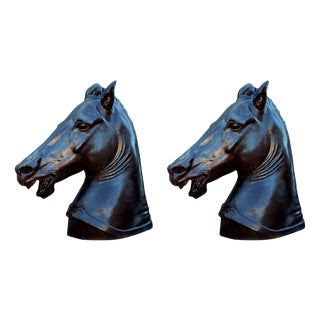 Unknown, Roman Horses, Late 19th Century, Terracotta, Set of 2 For Sale