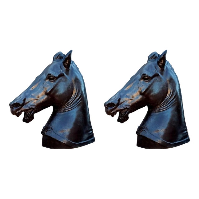 Unknown, Roman Horses, Late 19th Century, Terracotta, Set of 2 For Sale