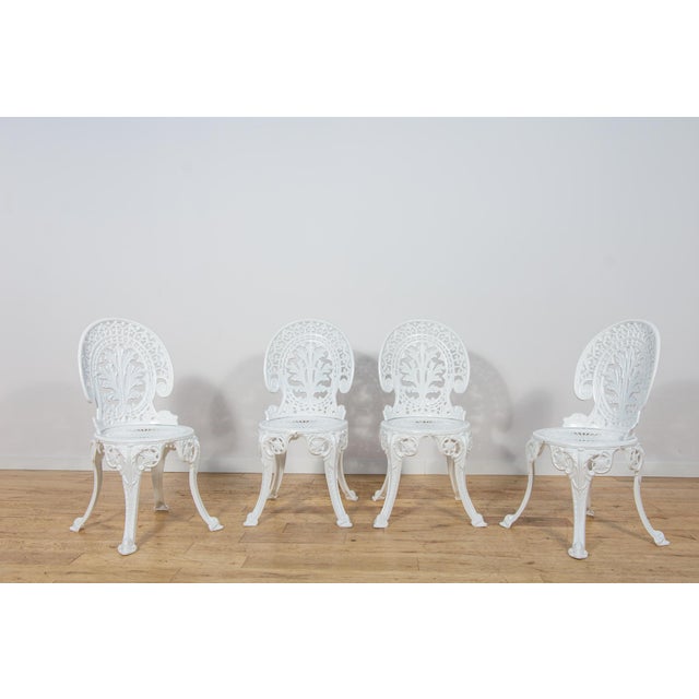 Victorian Aluminium Garden Dining Set, United Kingdom, 1950s, Set of 5 For Sale - Image 14 of 18