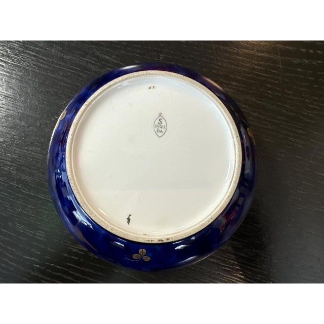 Blue and Gold Porcelain Bowl from Sèvres, 1921 For Sale - Image 3 of 10
