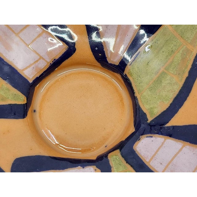 Ceramic Candlestick by Gabrielle Mackiewicz, France, 1950 For Sale - Image 12 of 13