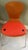 Knoll Pair (2) MCM Knoll Studio Sprite Orange Molded Plywood Side Chairs For Sale - Image 4 of 16